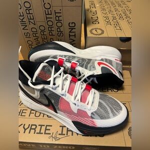 Nike Kyrie 8
White University Red
New with box 
Size 10,5
Size 11